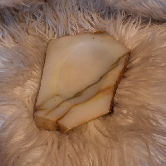 Vintage white onyx ashtray - Picture 3 of 8